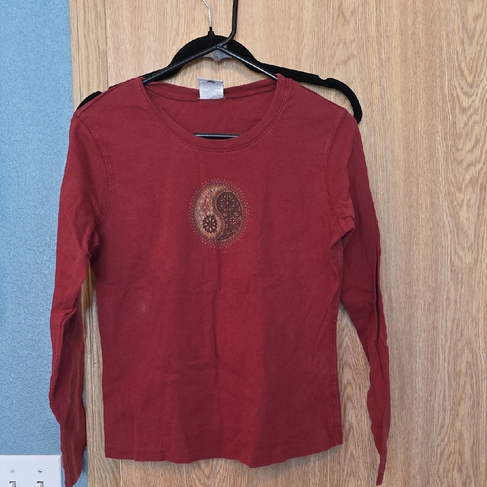 Columbia Women's Red Long Sleeve Shirt